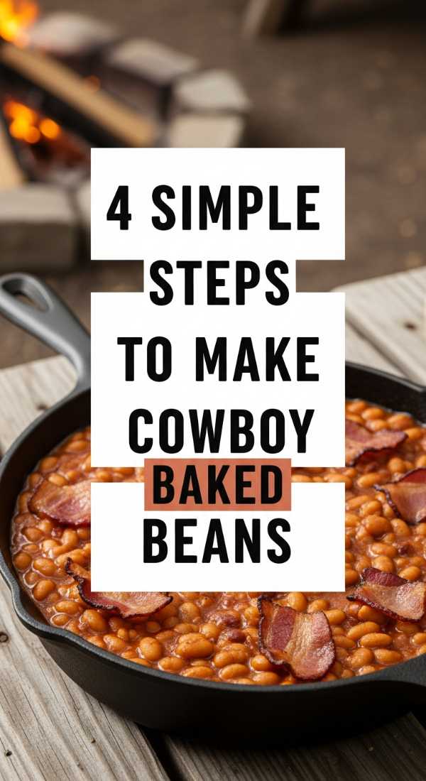 Sun-Drenched Flavors: Your Ultimate Handbook for Summer Entertaining 4 Simple Steps To Make Cowboy Baked Beans 6a10952db01e9
