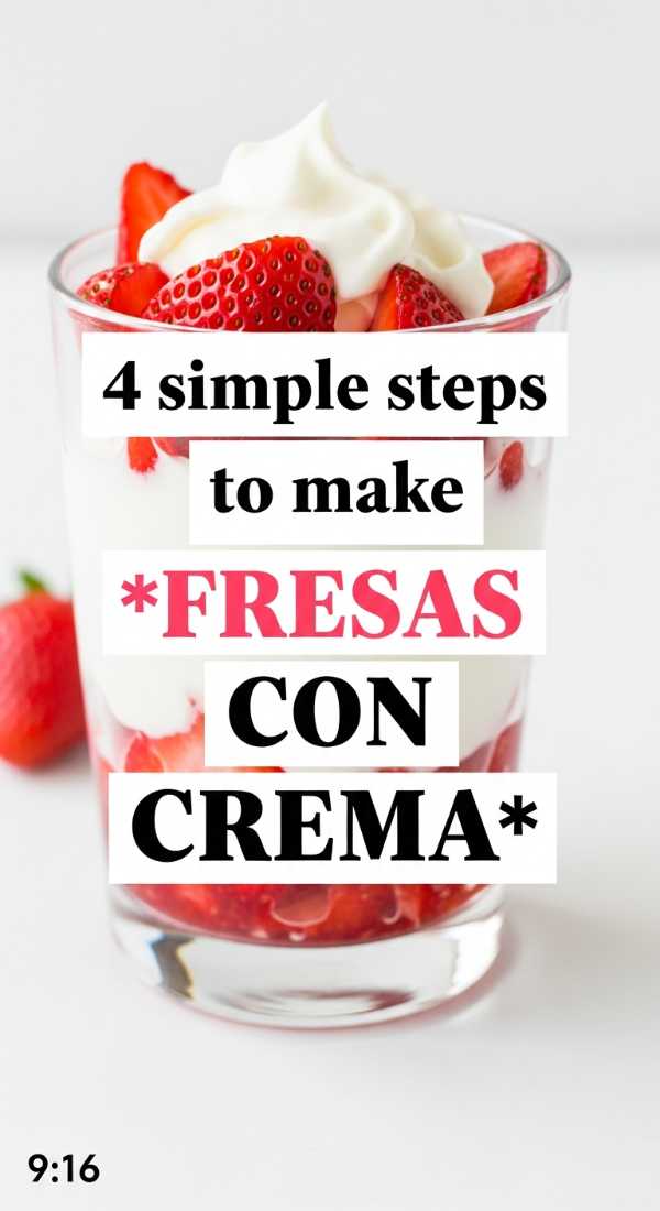 4 Simple Steps To Make Fresas Con Crema 6a0702489caee