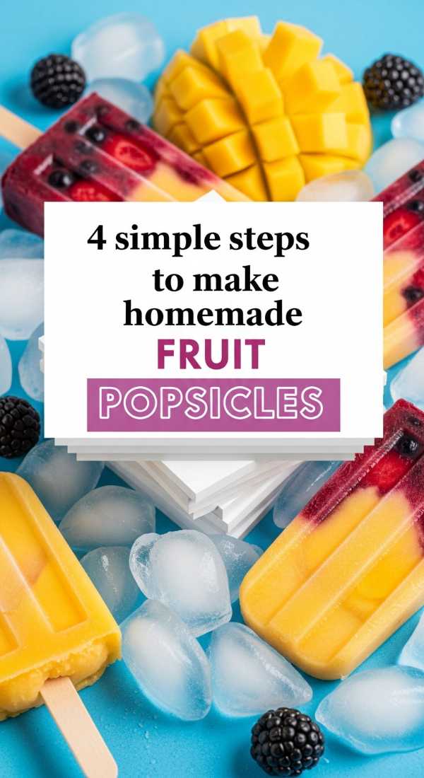 4 Simple Steps To Make Homemade Fruit Popsicles 6a06c54ea0687