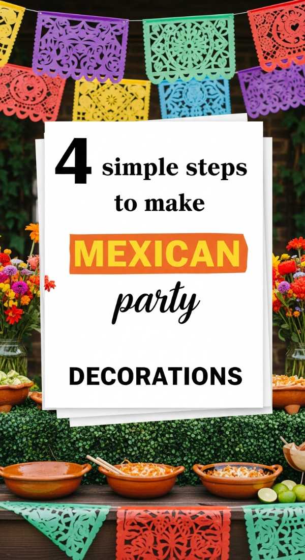 10 DIY Party Decor Hacks to Transform Your Space on a Budget 4 Simple Steps To Make Mexican Party Decorations 6a0deee19e48d