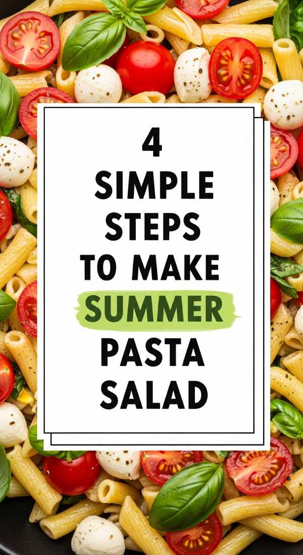4 Simple Steps To Make Summer Pasta Salad 69f47f54b738f