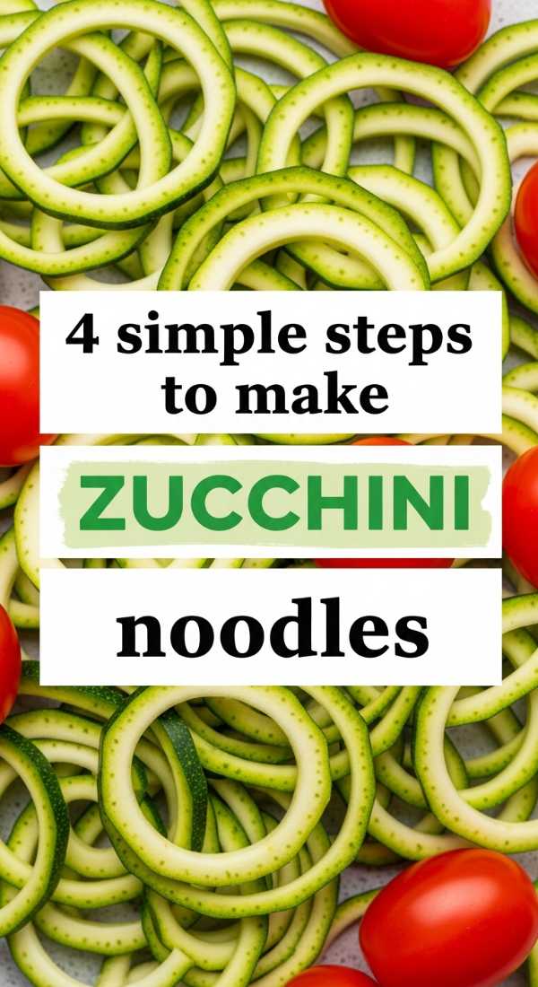 4 Simple Steps To Make Zucchini Noodles 69f6f4b7e80b5