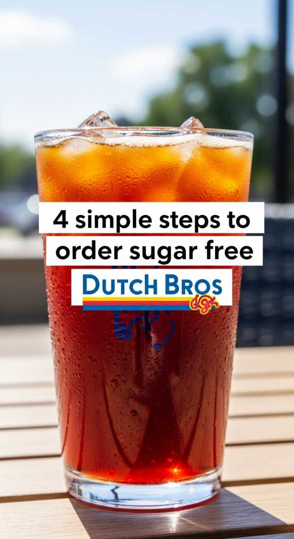 Vibrant Sips: Easy Summer Drink Recipes for Your Feed 4 Simple Steps To Order Sugar Free Dutch Bros 6a142eb2c9ca4