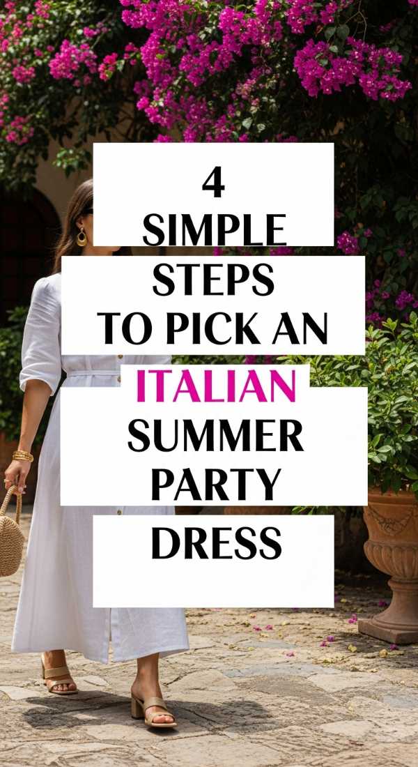 Sip, Snack, and Sun: How to Throw the Perfect Italian Summer Soiree 4 Simple Steps To Pick An Italian Summer Party Dress 6a0deef3b9138