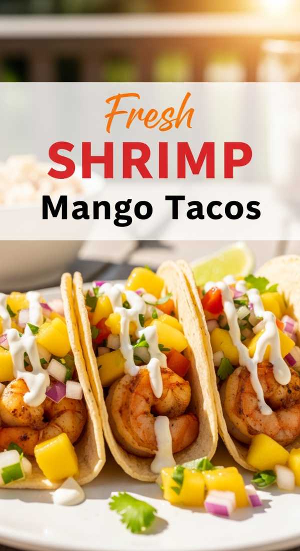 4 Simple Steps To Prepare Mango Shrimp Tacos 69f45150140da