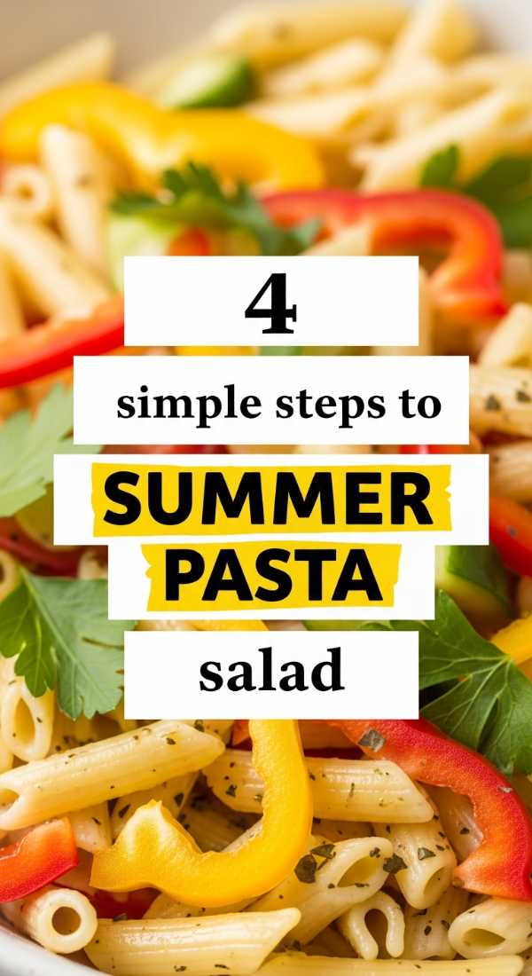 4 Simple Steps To Summer Pasta Salad 69f5acd963b02
