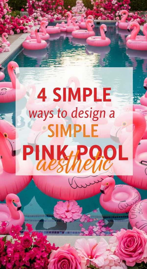 4 Simple Ways To Design A Pink Pool Party Aesthetic 69fda917a0c9b