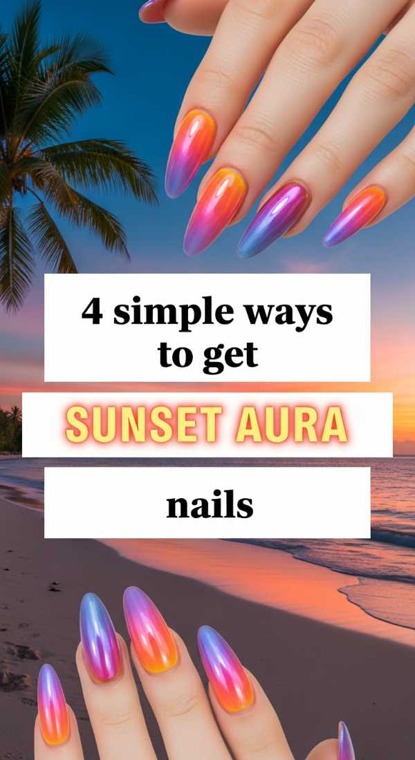 The 2026 Edit: Trendsetting Manicures You’ll Be Seeing Everywhere 4 Simple Ways To Get Sunset Aura Nails 6a059f6844907