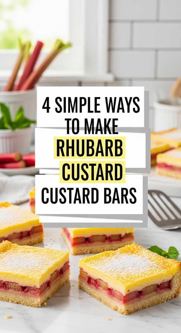 4 Simple Ways To Make Rhubarb Custard Bars 6a001a9e42e3d