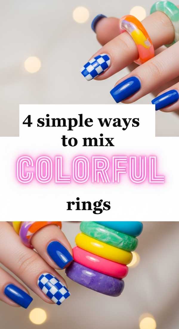4 Simple Ways To Mix Colorful Rings 69f5e2bb0b97b