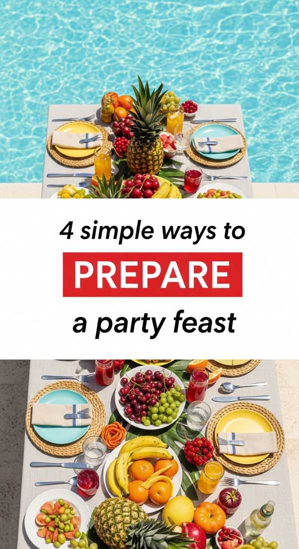 4 Simple Ways To Prepare A Party Feast 69f8715bd6cc5