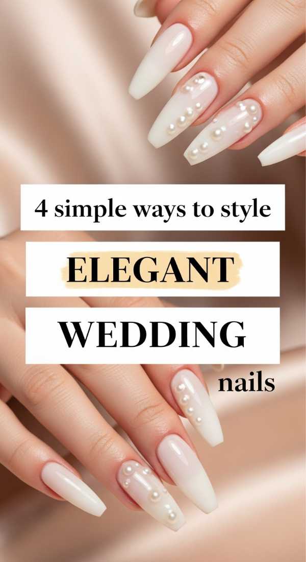 4 Simple Ways To Style Elegant Wedding Nails 69f5e2b960114