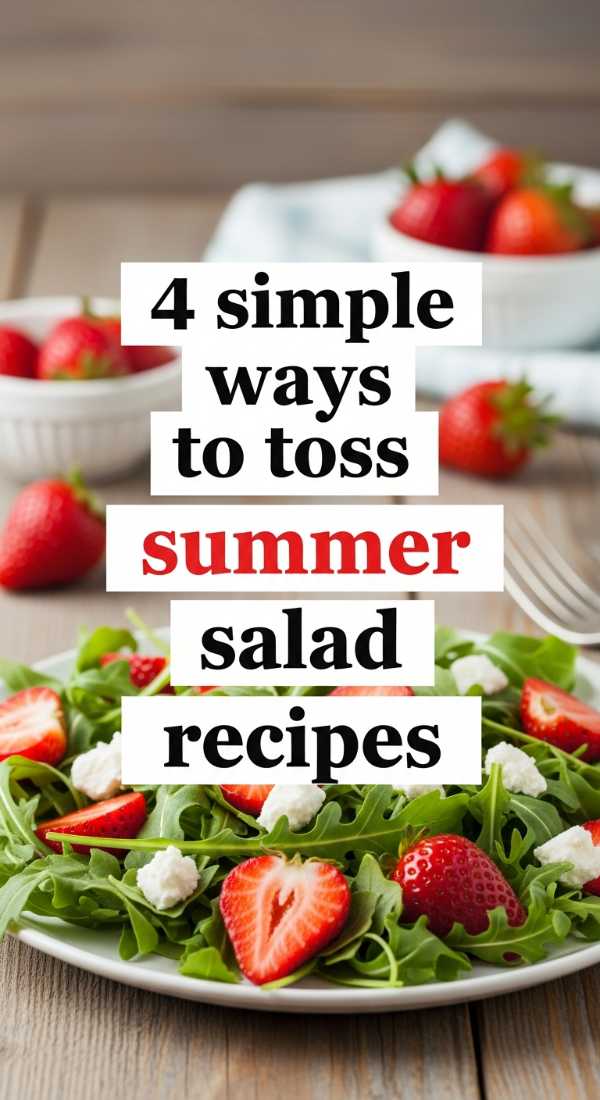 4 Simple Ways To Toss Summer Salad Recipes 6a041bf687e64