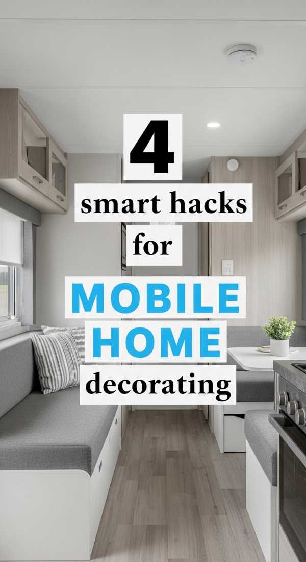 4 Smart Hacks For Mobile Home Decorating 69fb22398c542