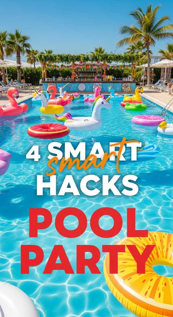 From Grill to Chill: The Secrets to a Perfect Outdoor Celebration 4 Smart Hacks For The Ultimate Pool Party 6a157b0eda3ce