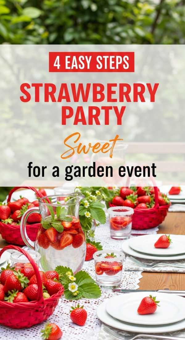 Making Waves: The Complete Guide to an Unforgettable Summer Birthday 4 Steps For A Garden Strawberry Party 6a0031d125471