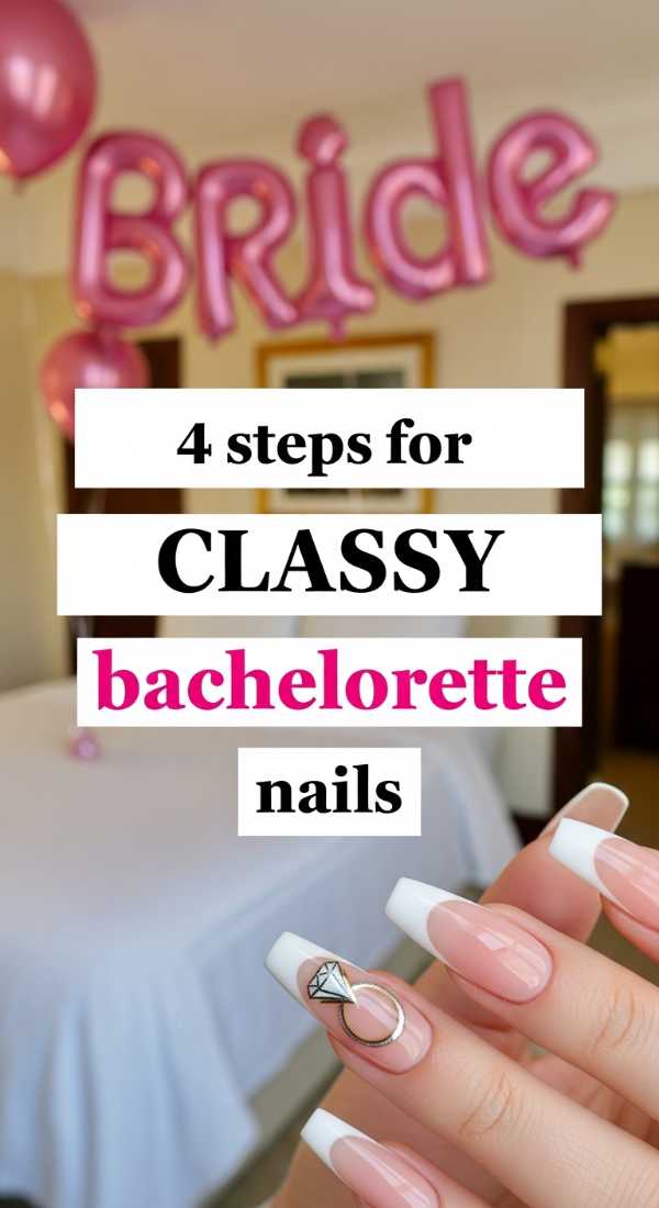 4 Steps For Classy Bachelorette Nails 69f876ef3b671