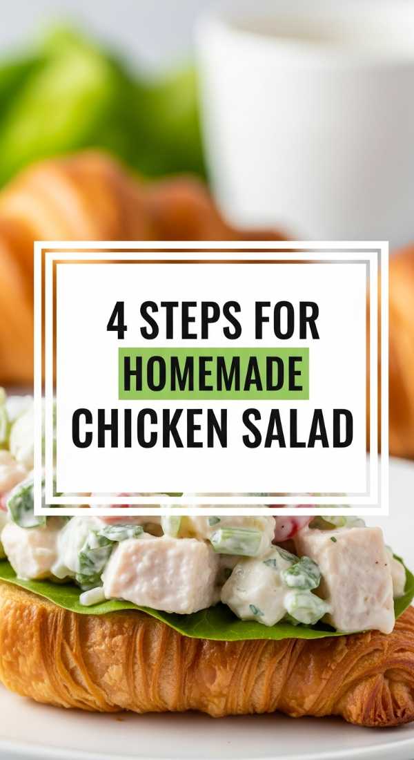 From Grill to Table: The Only Summer Recipe Collection You'll Ever Need 4 Steps For Homemade Chicken Salad 6a06bc6b921cb