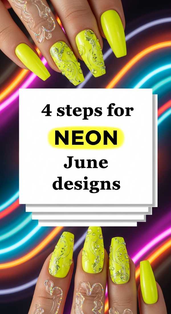 4 Steps For Neon June Designs 6a0f0d9c0b59b
