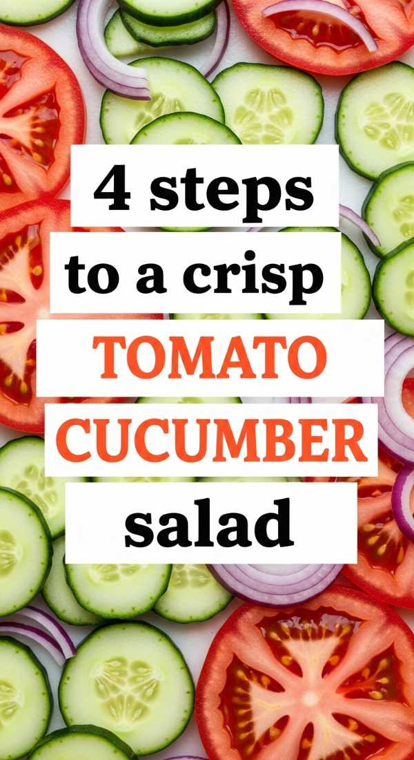 4 Steps To A Crisp Tomato Cucumber Salad 6a06ee4733066