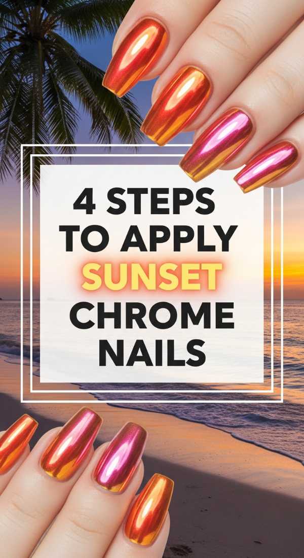 4 Steps To Apply Sunset Chrome Nails 6a0597bcf2e20