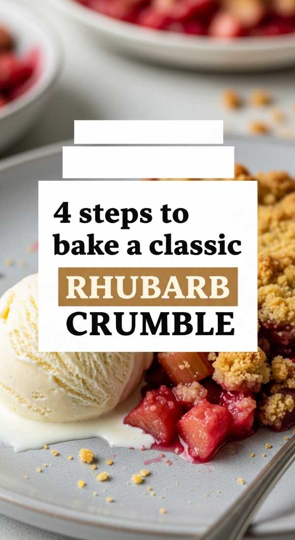 4 Steps To Bake A Classic Rhubarb Crumble 69fd8a8ff253d