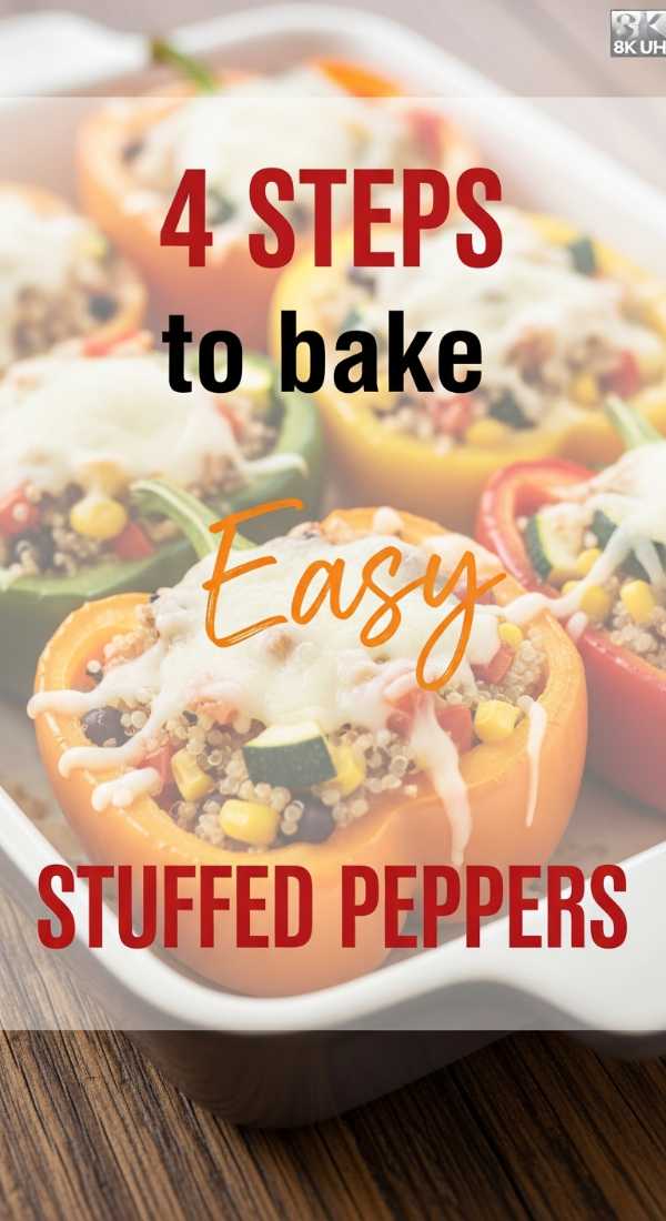 4 Steps To Bake Low Carb Stuffed Summer Peppers 6a02051dc7402