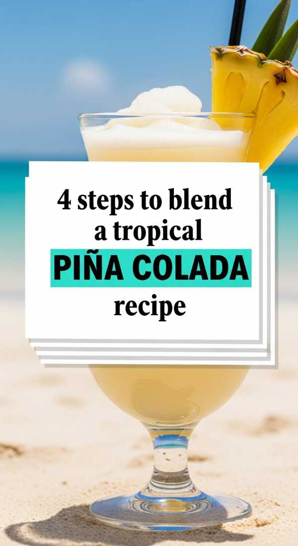 4 Steps To Blend A Tropical Pina Colada Recipe 6a00182bb773c