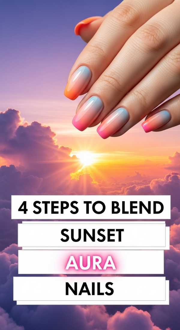 4 Steps To Blend Sunset Aura Nails 6a059ca412521