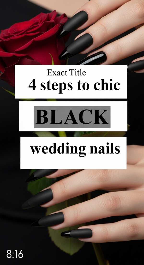 4 Steps To Chic Black Wedding Nails 6a0059ed4afc7