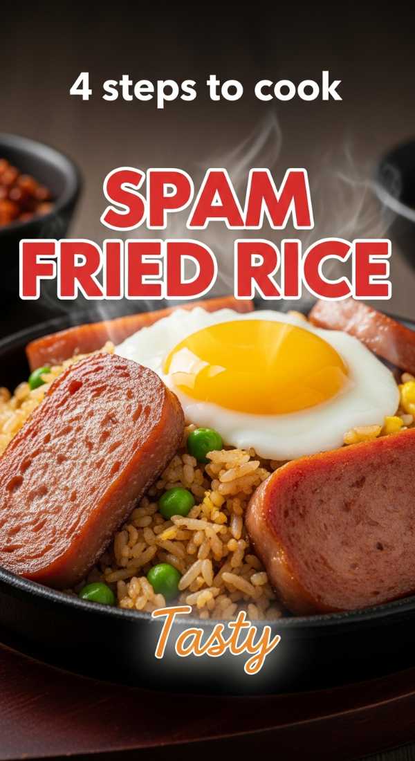 4 Steps To Cook Crispy Spam Fried Rice 69f71b0dc4e23