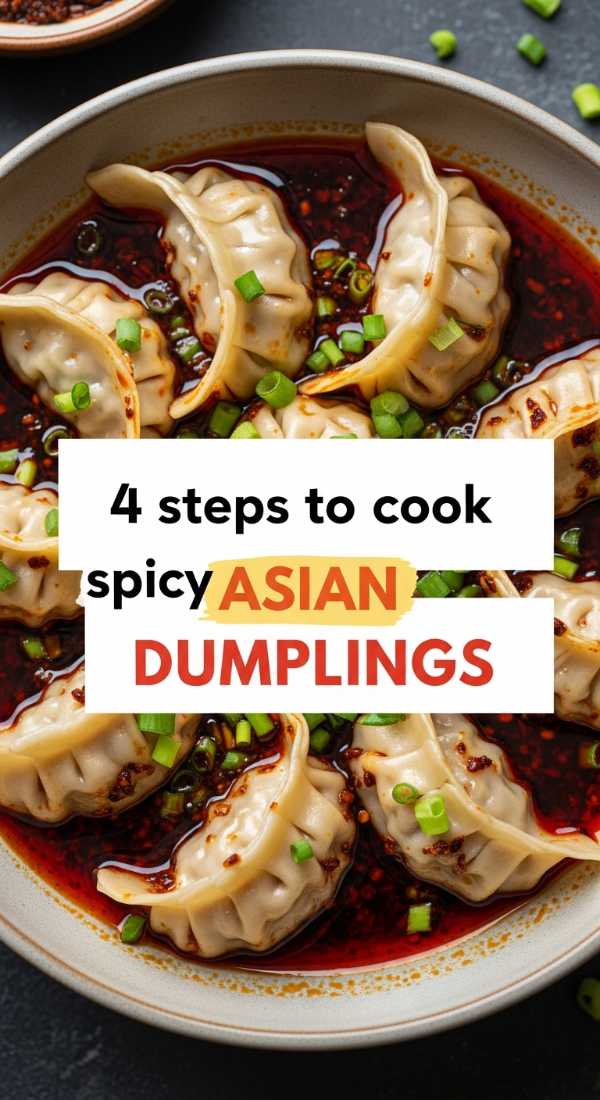 4 Steps To Cook Spicy Asian Dumplings 6a0170b590c46