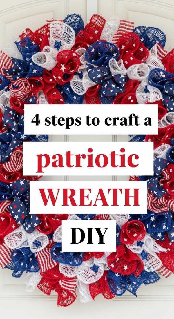 4 Steps To Craft A Patriotic Wreath Diy 6a057d881a917