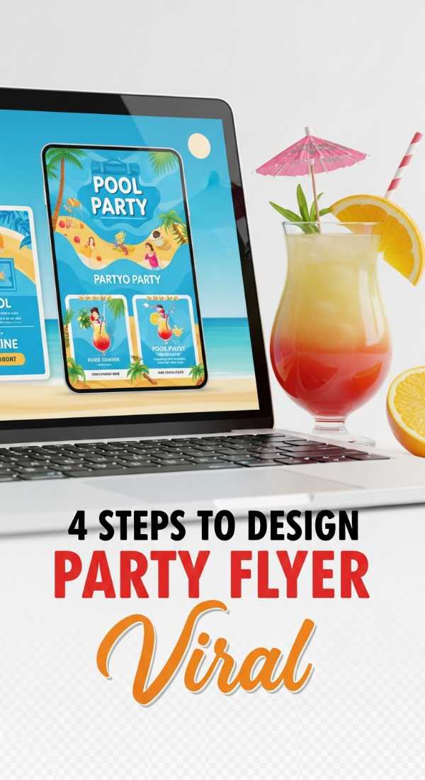 4 Steps To Create A Viral Pool Party Flyer 6a0dbf9d6c6e1