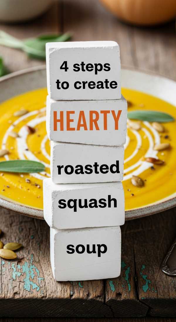 4 Steps To Create Hearty Roasted Squash Soup 6a142b707b26e