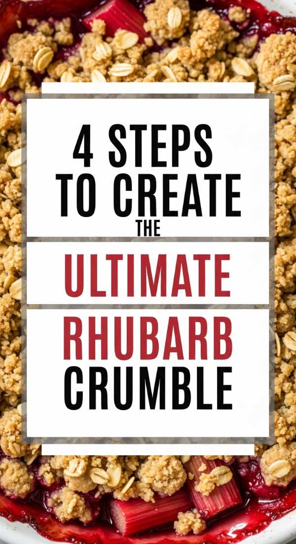 4 Steps To Create The Ultimate Rhubarb Crumble 69fd8cb612736