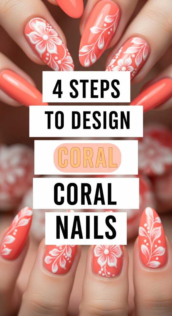 4 Steps To Design Coral Nails 6a05a705424e3