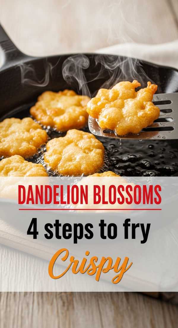 4 Steps To Fry Crispy Dandelion Blossoms 69f5d52f9ace6