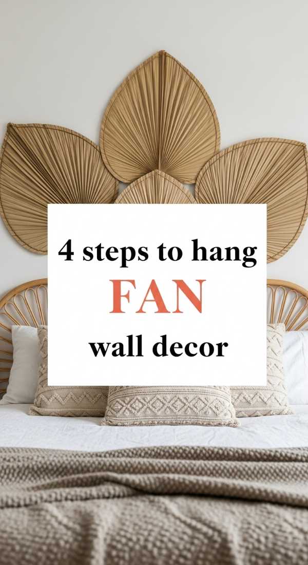 4 Steps To Hang Fan Wall Decor 69f621c806742