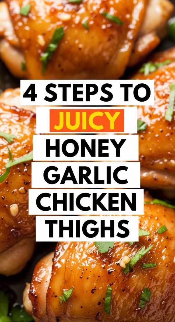 The Ultimate Guide to Gourmet Chicken Hacks That Will Impress Your Guests 4 Steps To Juicy Honey Garlic Chicken Thighs 6a1429764bab0