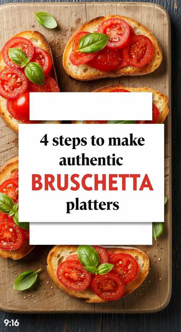 4 Steps To Make Authentic Bruschetta Platters 69fb140d43bb7