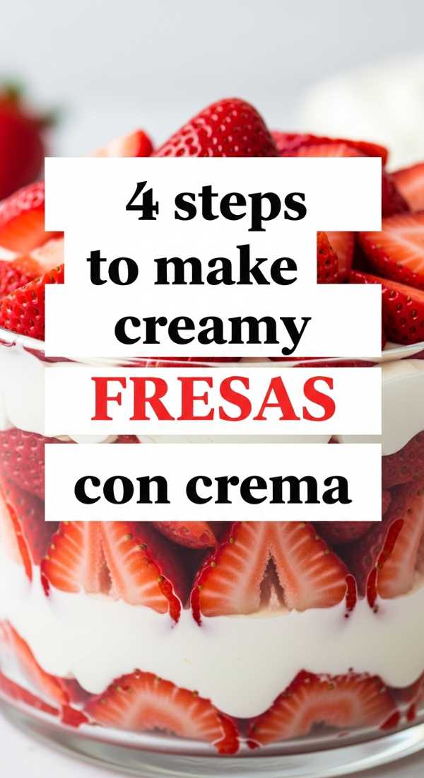 4 Steps To Make Creamy Fresas Con Crema 6a06ee50dc2a5