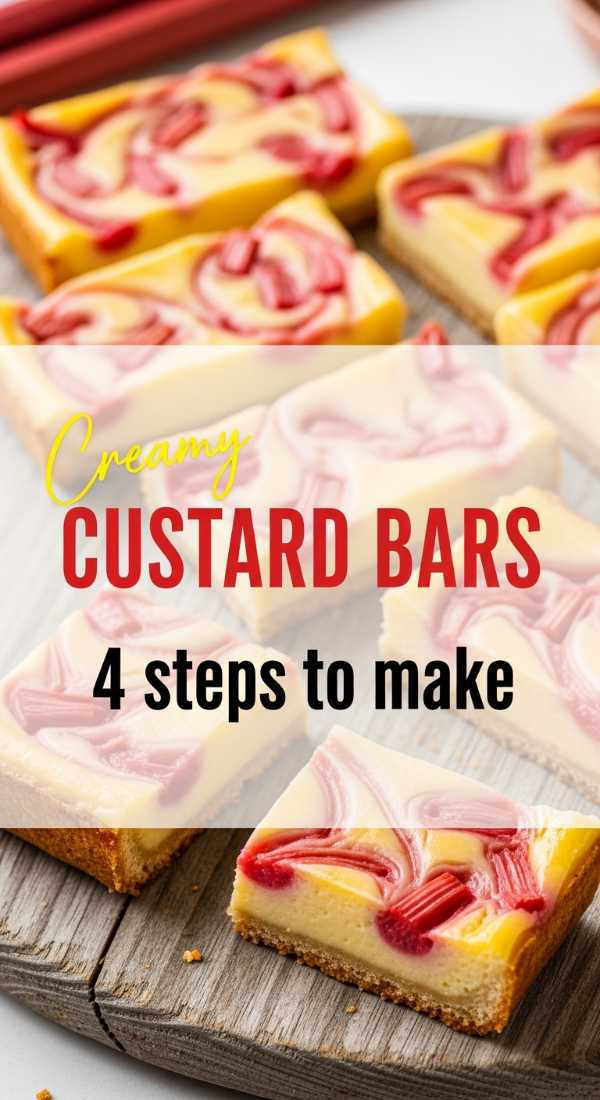 Beyond the Pie: The Ultimate Guide to Summer Rhubarb 4 Steps To Make Creamy Rhubarb Custard Bars 6a00269932fbb