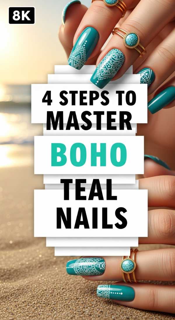 4 Steps To Master Boho Teal Nails 6a0059dd4d060