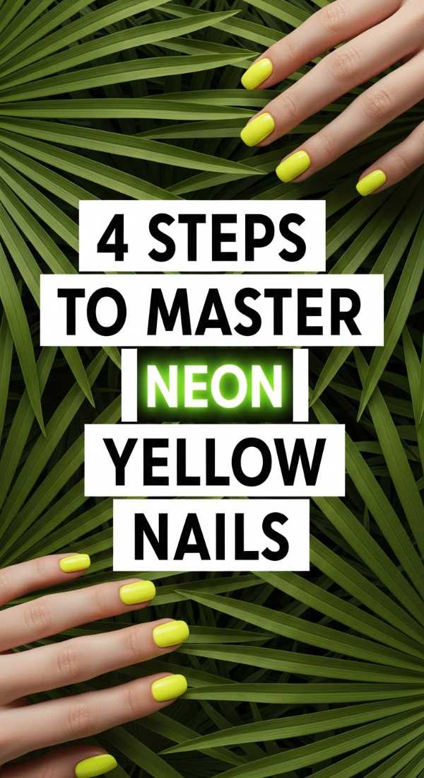 4 Steps To Master Neon Yellow Nails 6a059f7f5638c