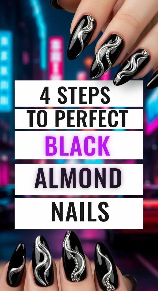 4 Steps To Perfect Black Almond Nails 6a021e5c5e1d6