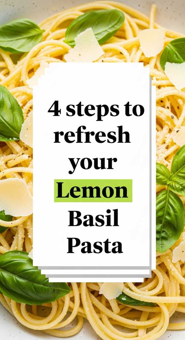 4 Steps To Refresh Your Lemon Basil Pasta 6a1098b3e8649
