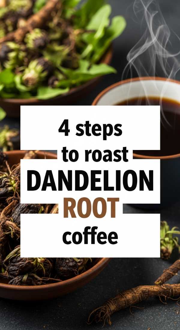 4 Steps To Roast Dandelion Root Coffee 69f47b46638d1