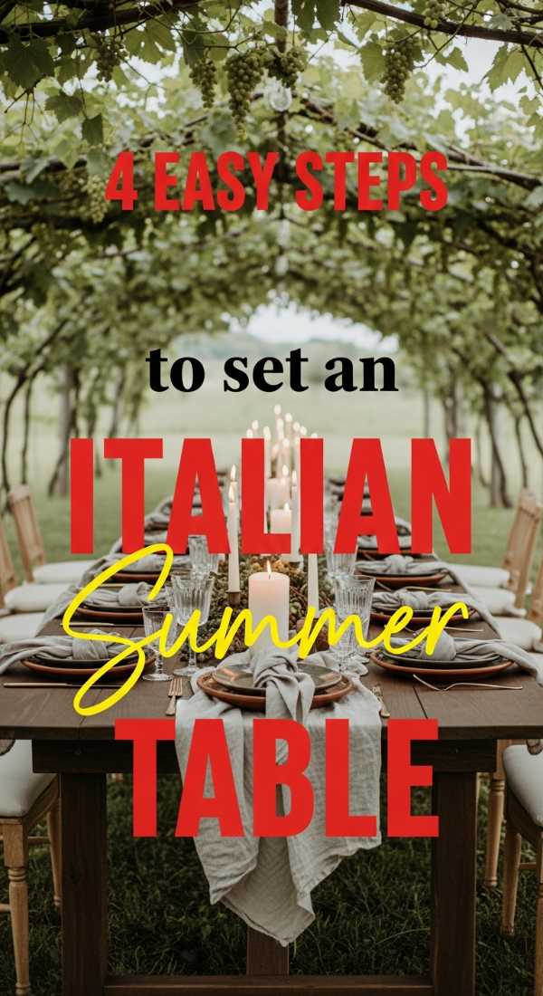 4 Steps To Set An Italian Summer Party Table 6a002e2fd3ff8