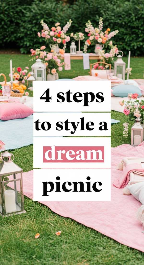 4 Steps To Style A Dream Picnic 6a057d8dc9ff2